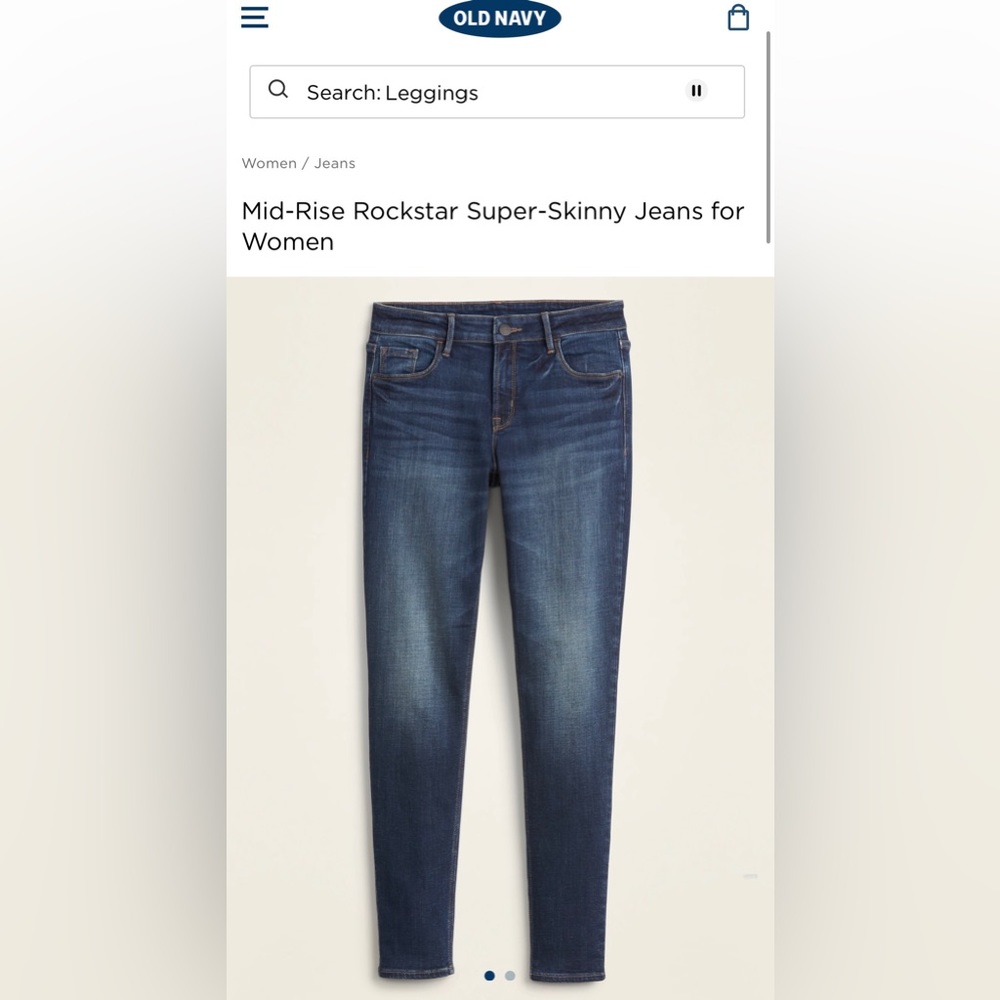 Old Navy Midrise Super Skinny Jeans
